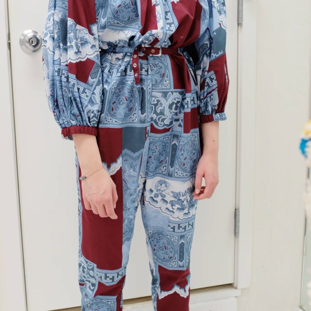 Rachel Comey Solin Jumpsuit Bordeaux Size 4